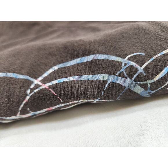 Sz L Y2K DC Shoes Co Tshirt Brown Logo Short Sleeve Skate Tee Size Large Vtg - Picture 9 of 11